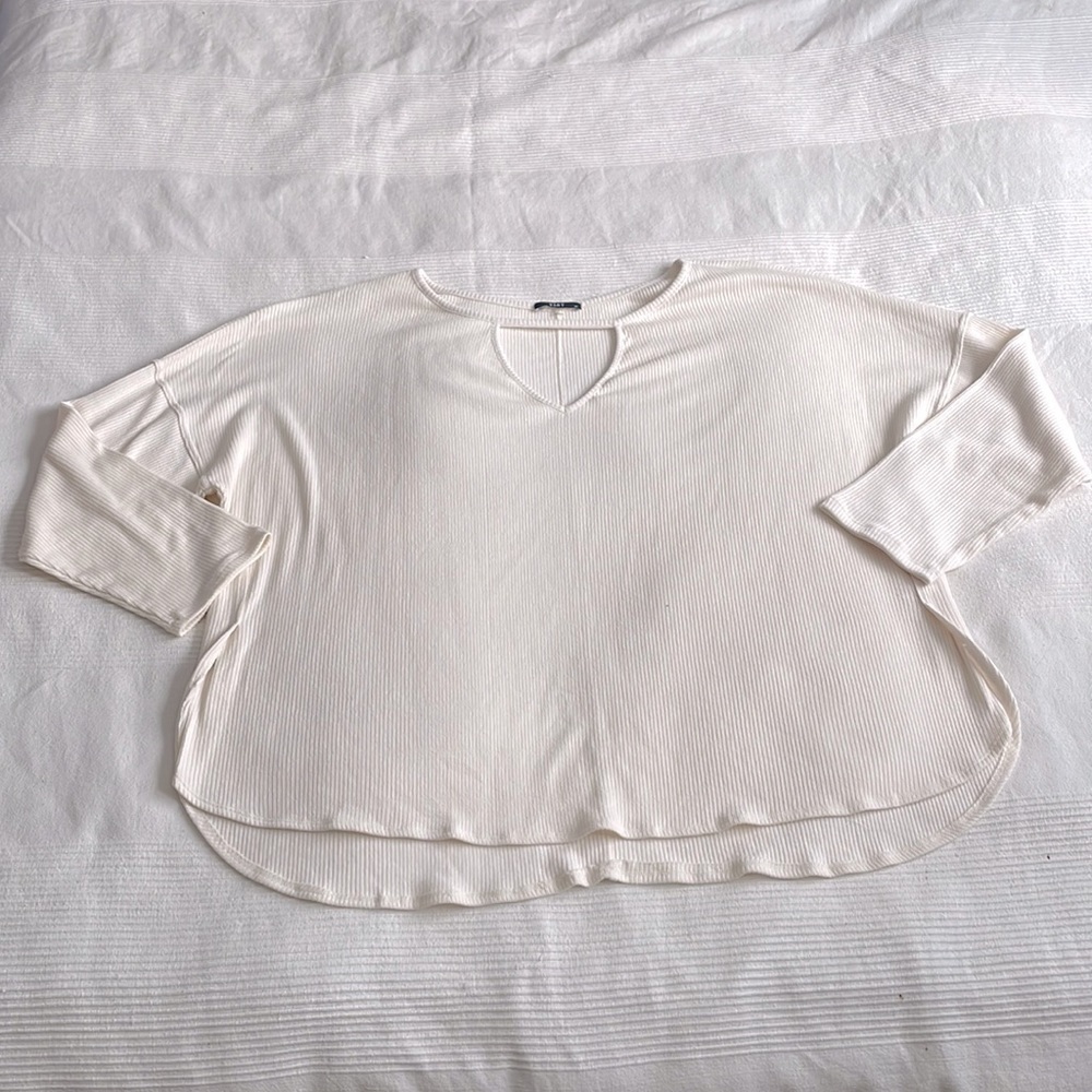 Tart Ribbed Ivory 3/4 Dolman Sleeve Top Size 4X NWT